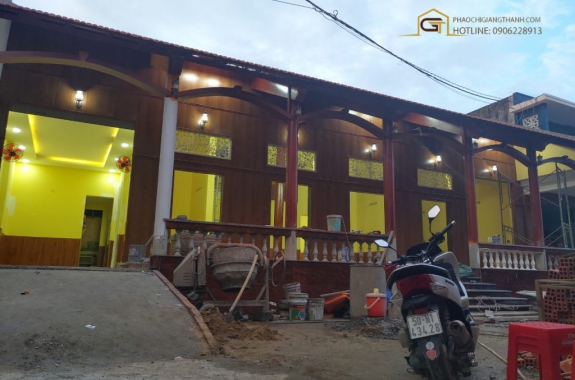 Công trình thực tế nhà thầy kha tấm ốp giả gỗ pvc – Khu Sinco